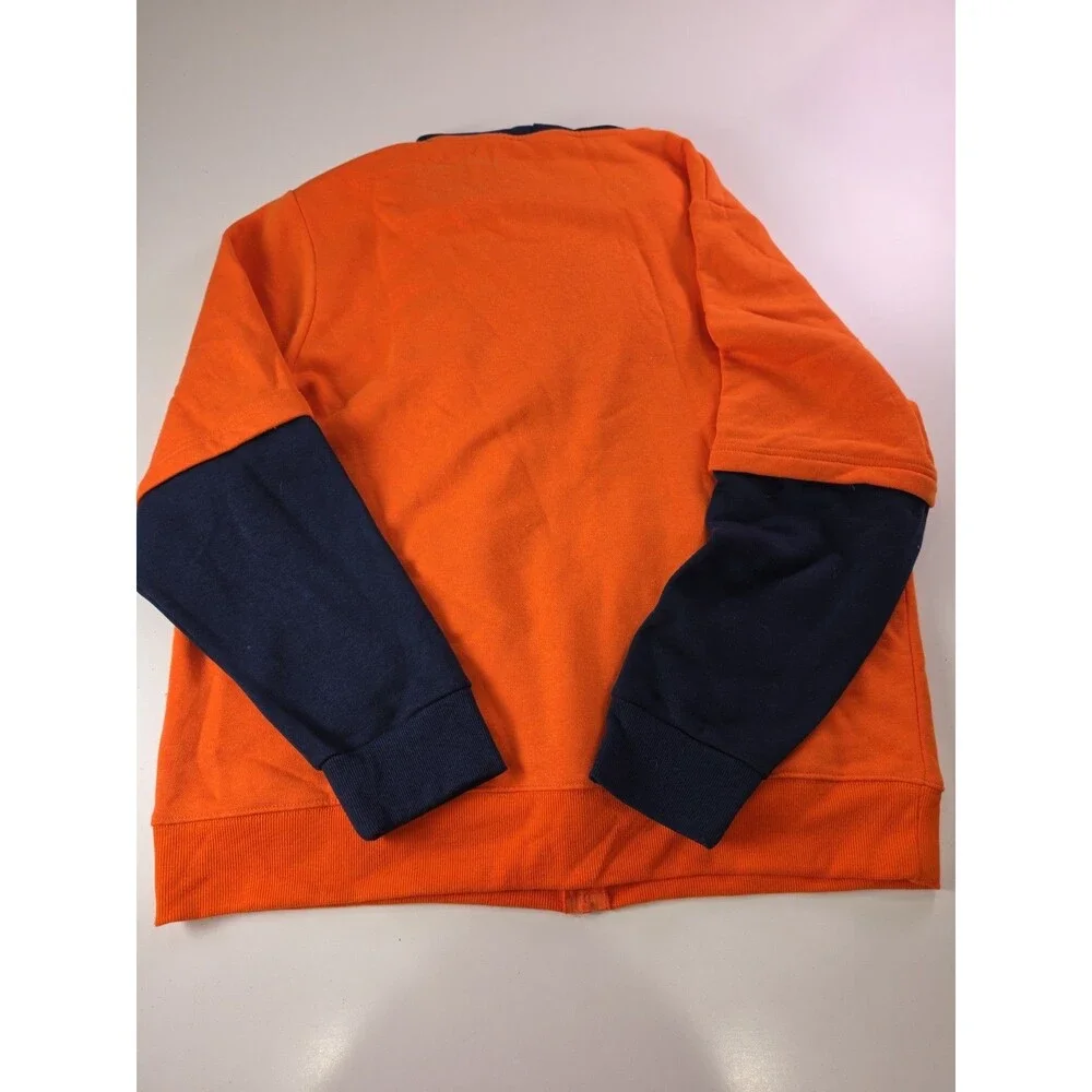 Denver Broncos Football NFL Team Apparel FOCO Orange Full Zip NWT XL